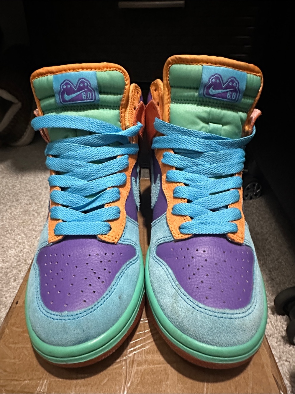 Nike Dunk High 6.0 Multicolor Size 6.5 women’s (no box) pre-owned